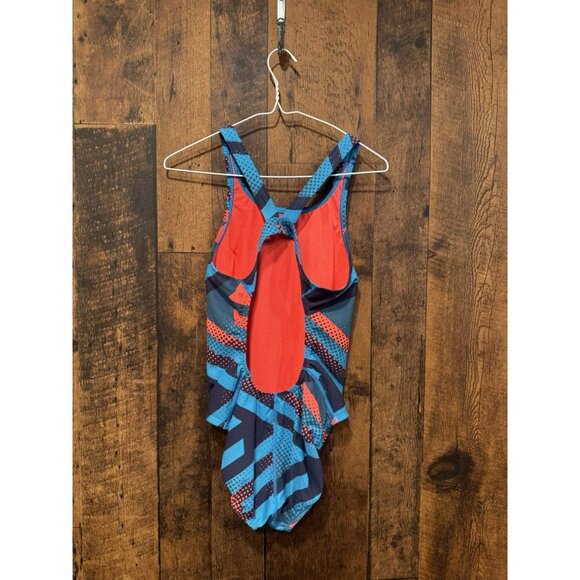 NIKE Women’s One Piece Hydrastrong Fastback Swimsuit Size 10 EUC - Picture 3 of 5